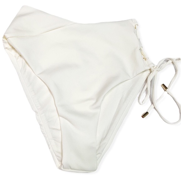 KOPPER & ZINK ROMEO HIGH RISE CREAM BIKINI BOTTOM - Picture 12 of 16